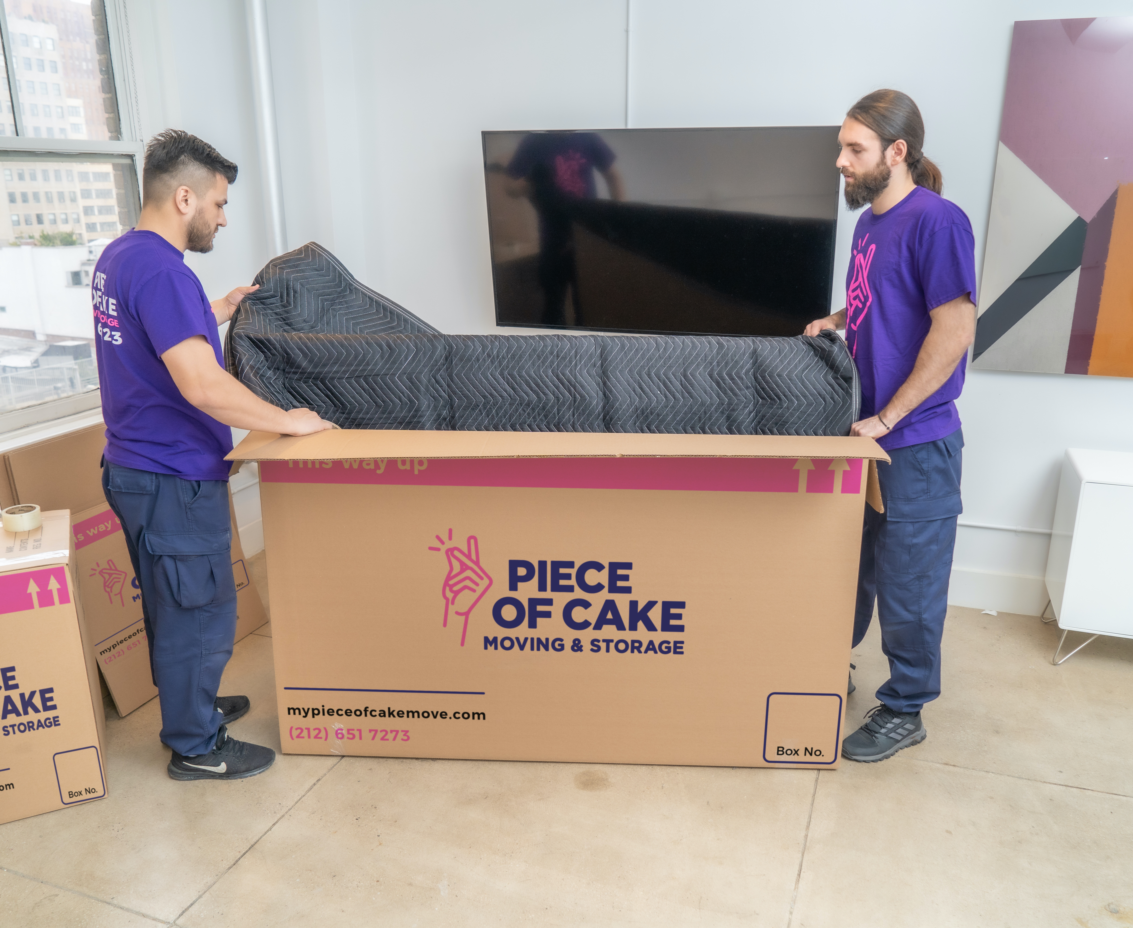 Movers Piece of Cake Packing TV